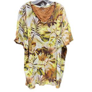 Jungle foilage print easy wearing top